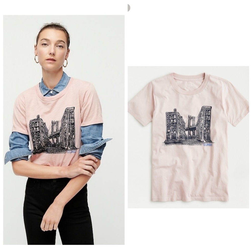 J Crew DUMBO Graphic Tee in size XSmall